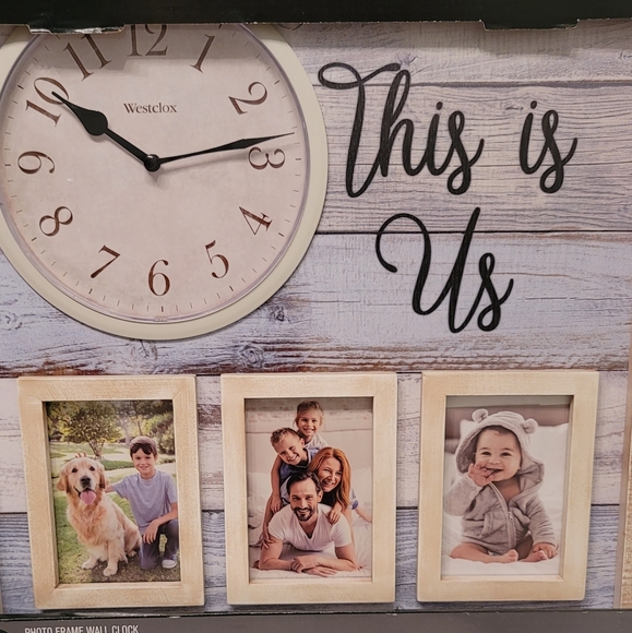 Photo frame wall clock - Picture 2 of 3